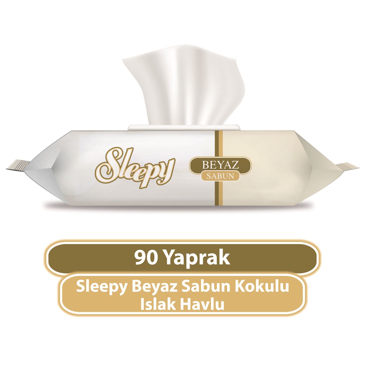 Sleepy Beyaz Sabun Kokulu Islak Havlu 90 Yaprak