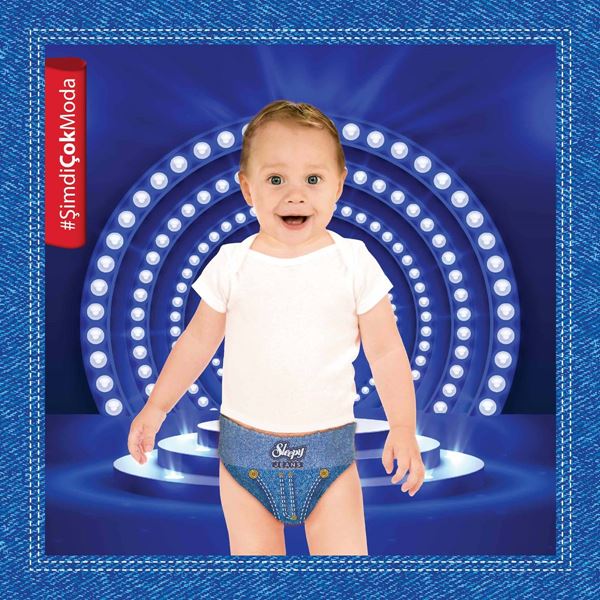 Sleepy Jeans KÜLOT Bez 3 Numara Midi 4’lü Jumbo 136 Adet 