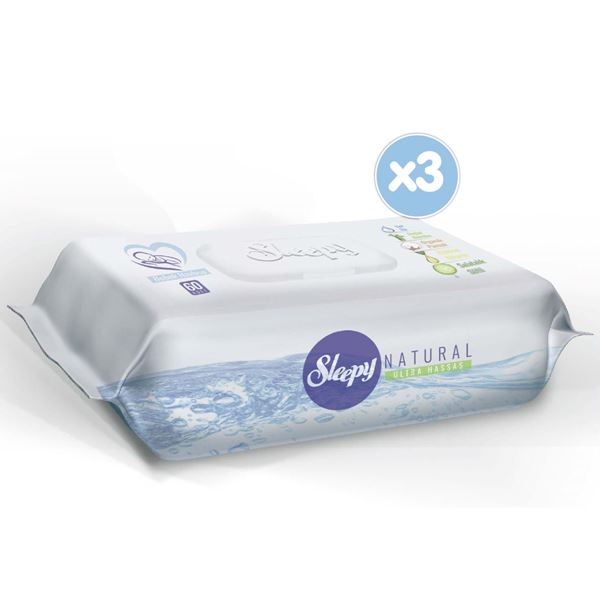 Sleepy Natural Bebek Havlusu 3X60