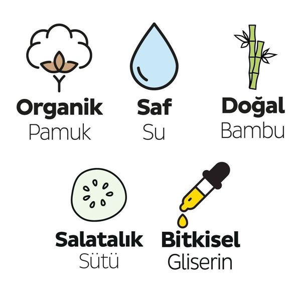 Sleepy Natural Yenidoğan Islak Bebek Bakım Havlusu 90 Yaprak