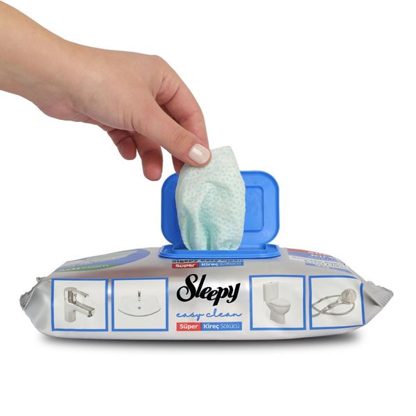 Sleepy Easy Clean Süper Kireç Sökücü Yüzey Temizlik Havlusu&Mendili 30 Yaprak