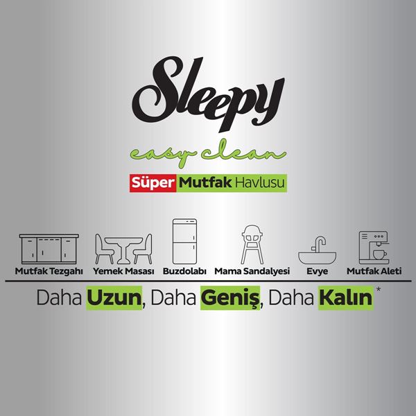 Easy Clean Süper Yüzey Temizlik Mutfak Havlusu&Mendili Bergamot Yağlı 4X50 (200 Yaprak)