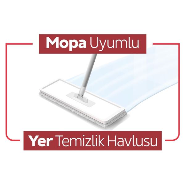 Sleepy Easy Clean Kiraz Çiçeği Mopa Uyumlu Yer Temizlik Havlusu&Mendili 3x20 (60 Yaprak)