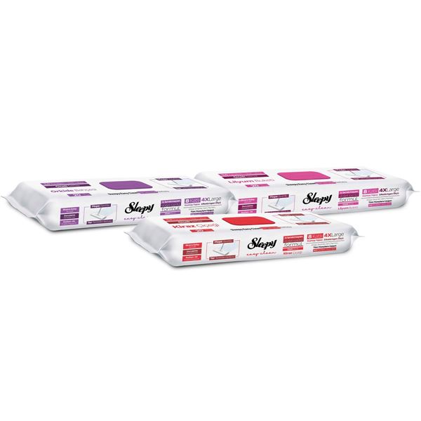 Sleepy Easy Clean Lilyum+Kiraz Ç+Orkide Mopa Uyumlu Yer Temizlik Havlusu&Mendili 3x20 (60 Yaprak)