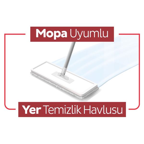 Sleepy Easy Clean Lilyum+Kiraz Ç+Orkide Mopa Uyumlu Yer Temizlik Havlusu&Mendili 3x20 (60 Yaprak)