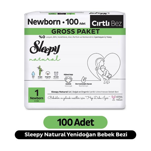 Sleepy Natural Yenidoğan Merhaba Bebek Seti