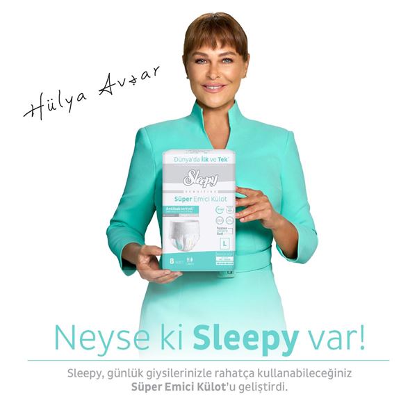 Sleepy Sensitive Antibakteriyel Emici Külot Xlarge 30 Adet